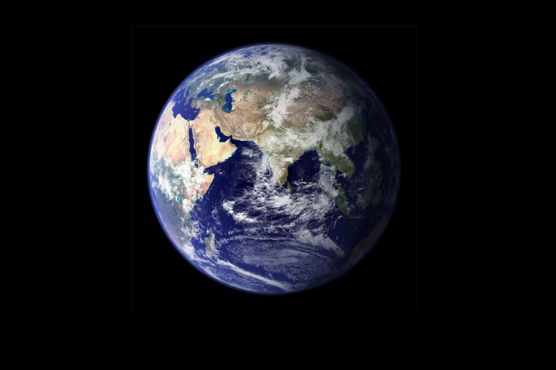 View of Earth from space